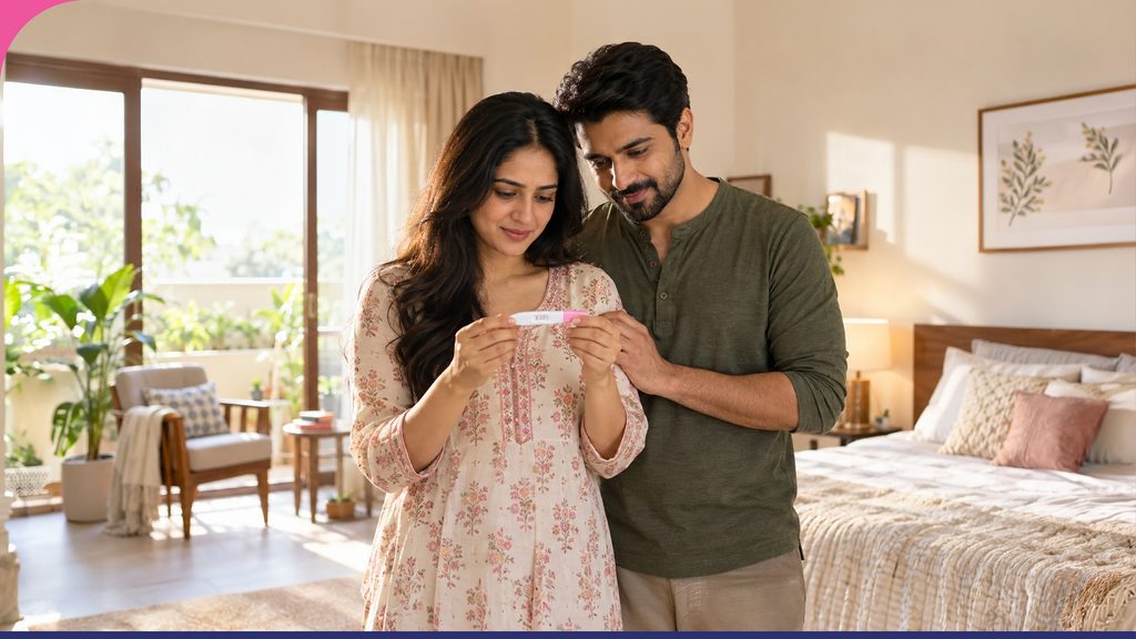 Pregnancy symptoms after fertilisation and implantation