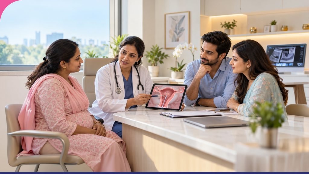 Surrogacy process including fertility evaluation and IVF treatment